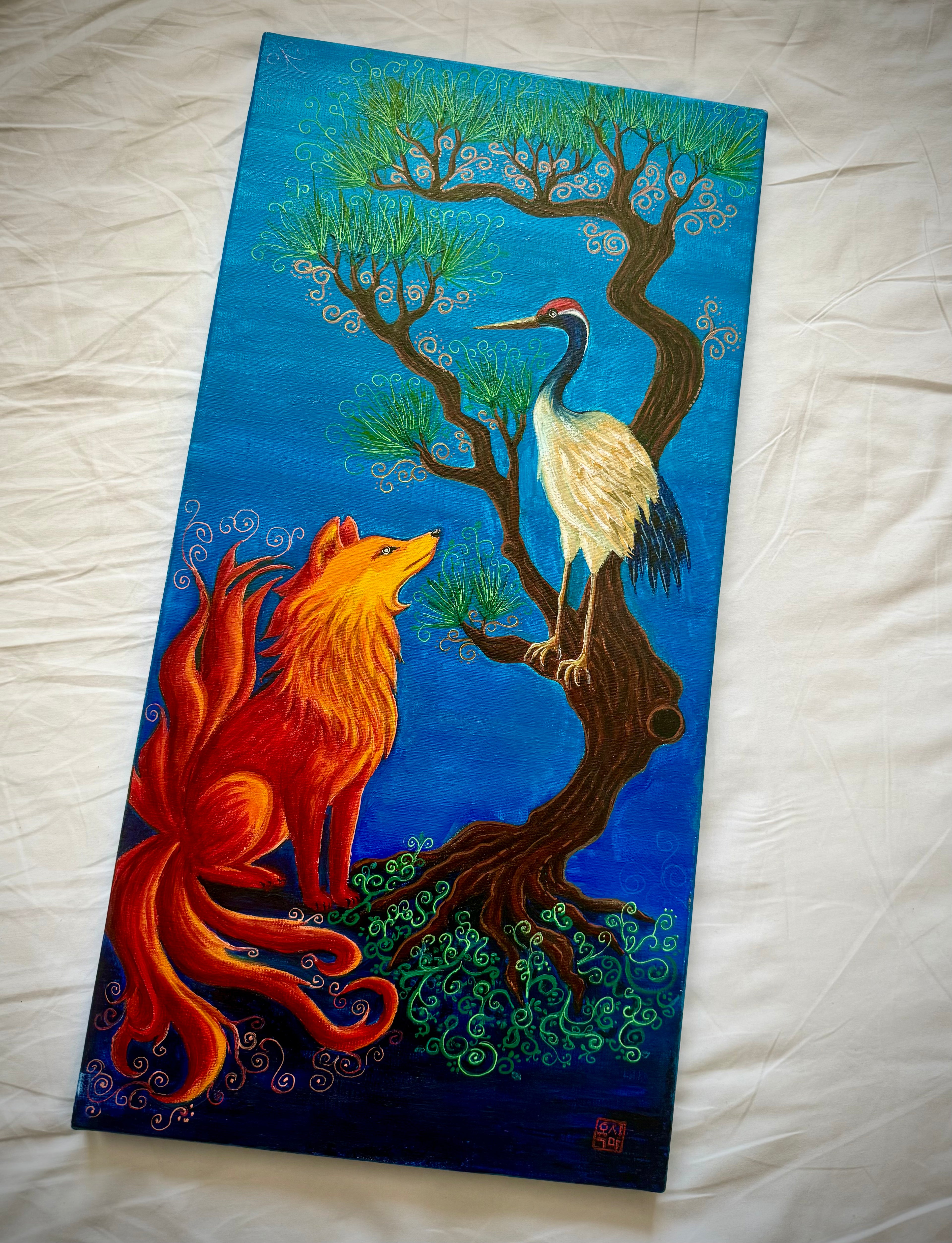 The Gumiho and the crane