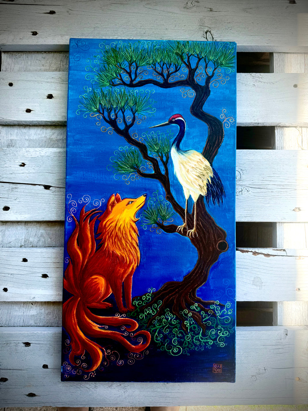 The Gumiho and the crane