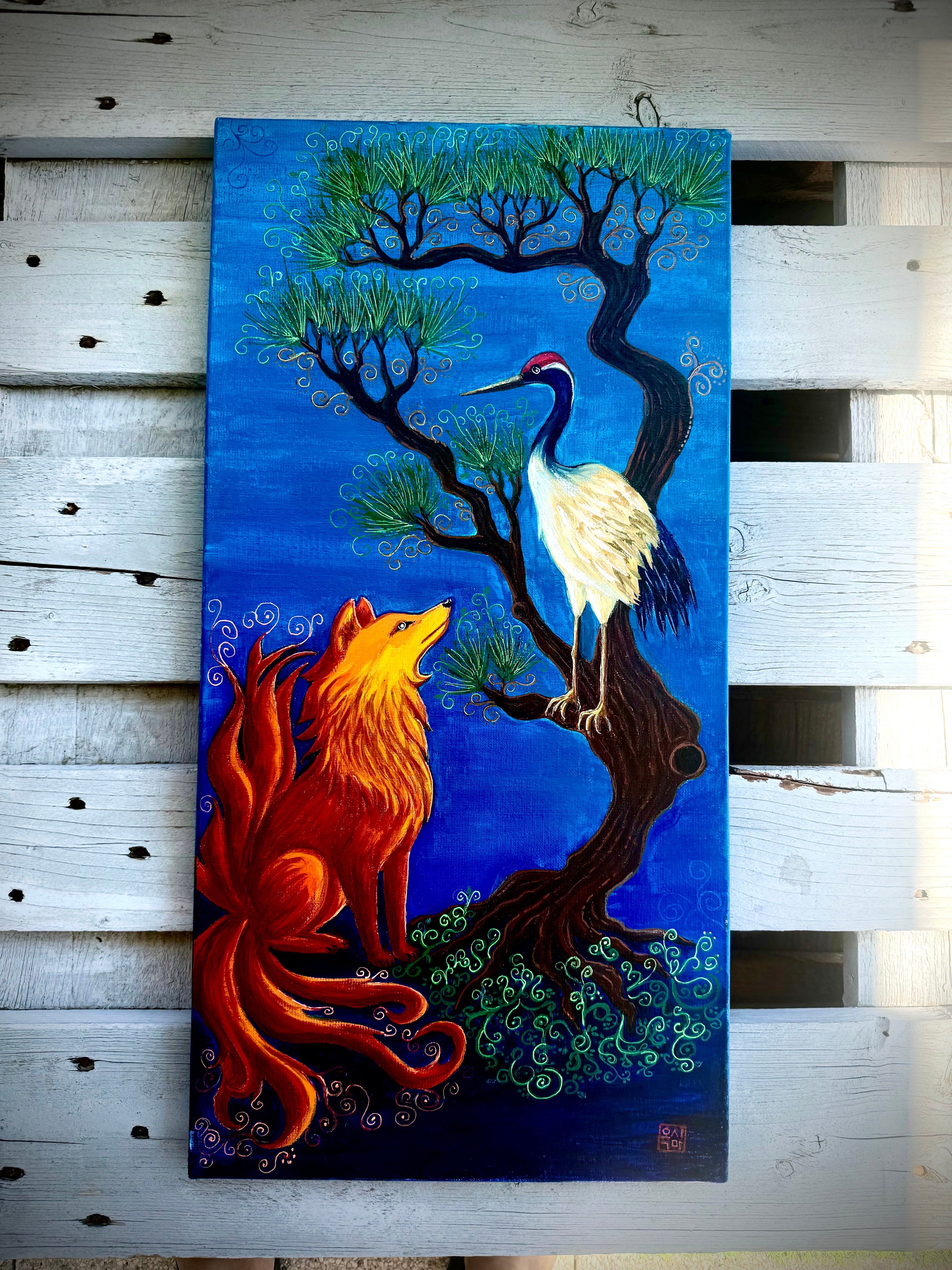 The Gumiho and the crane