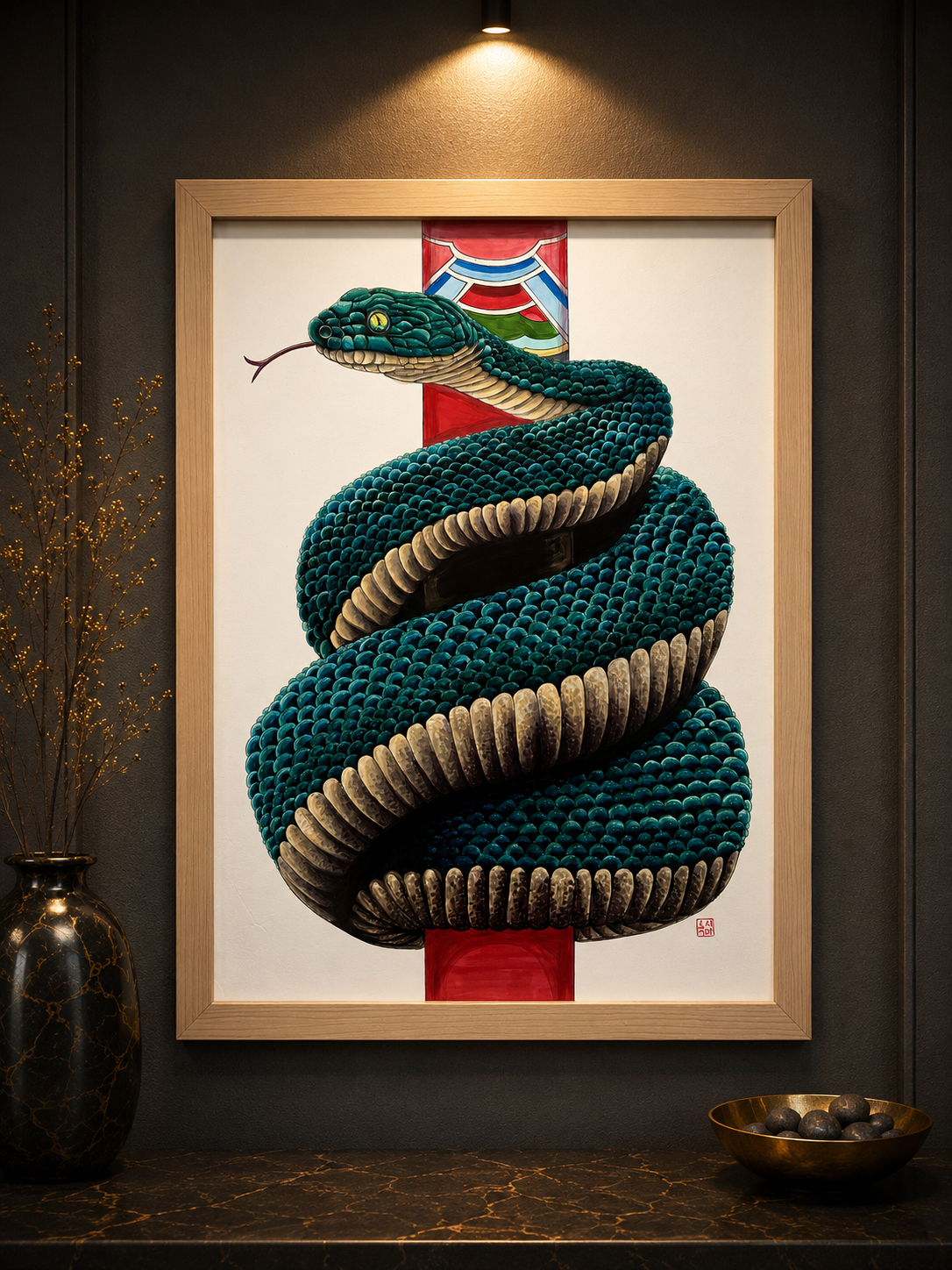 Snake painting