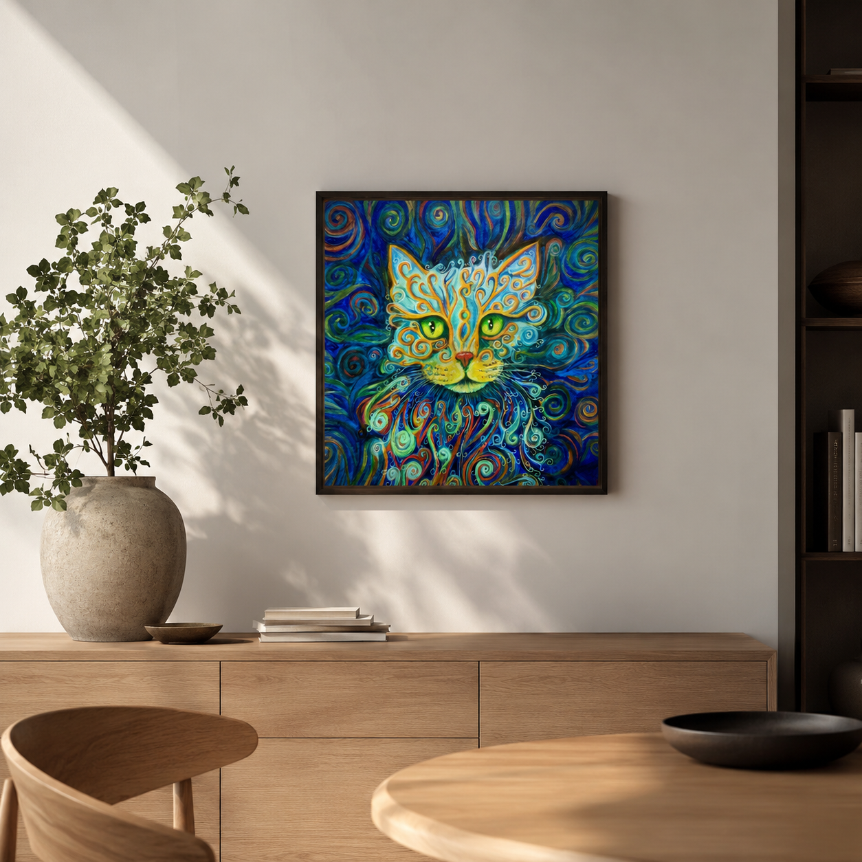 Cat painting