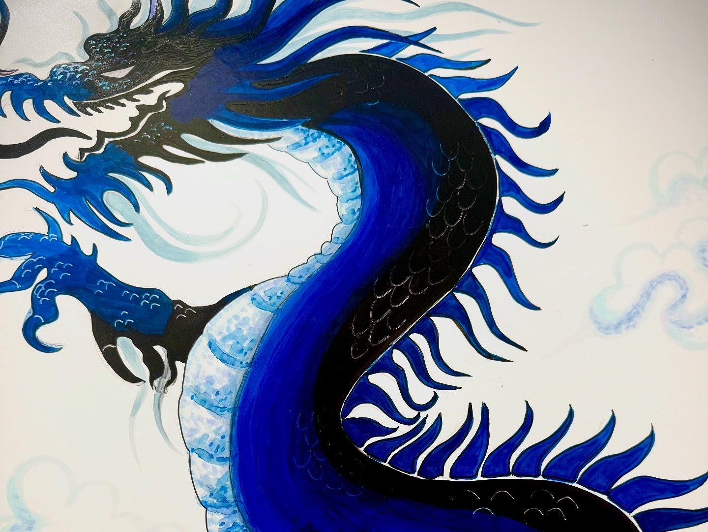 Animal Totem - Blue dragon Guardian