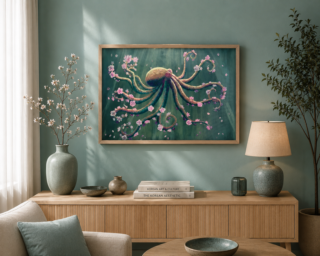 Peinture de pieuvre