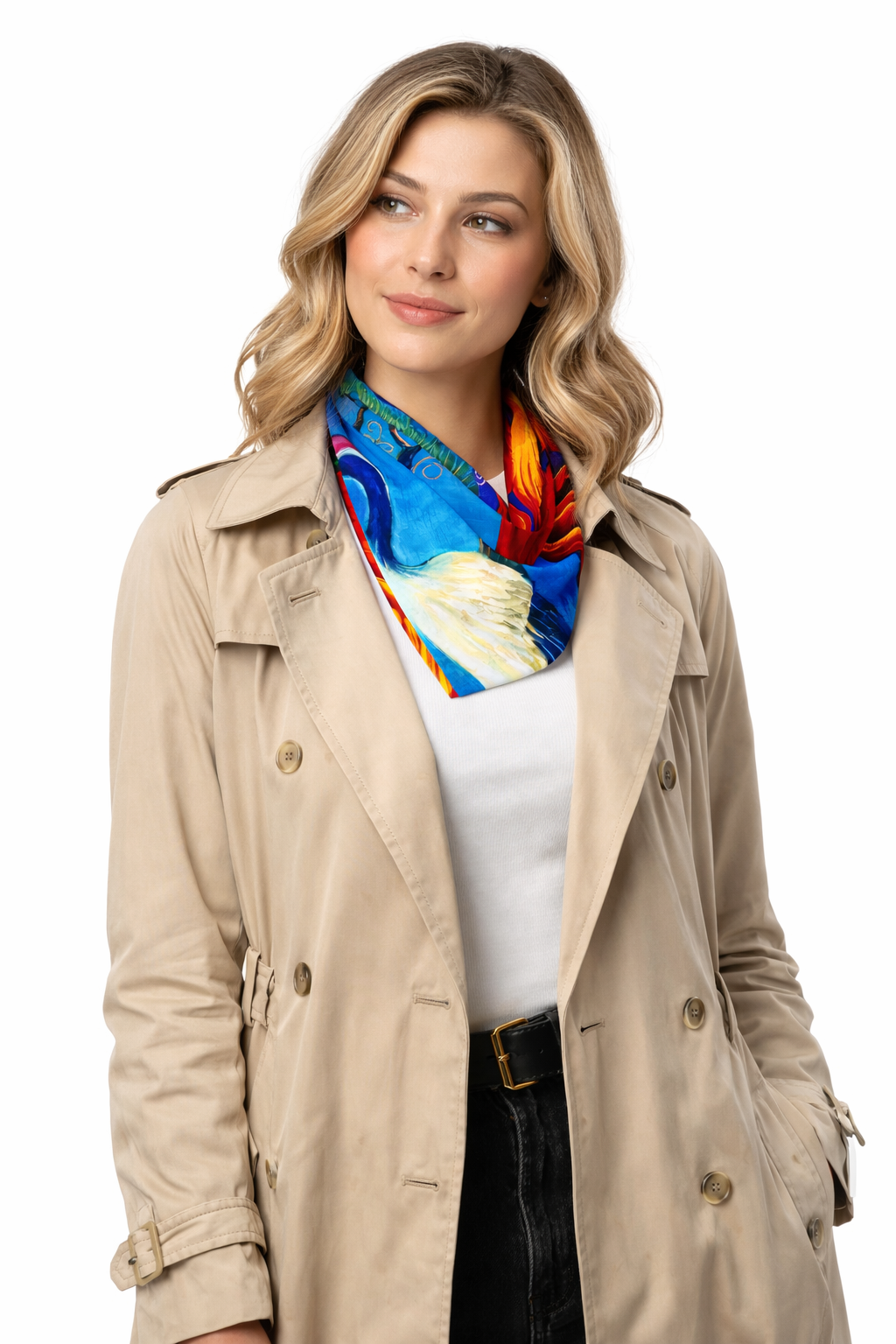 Gumiho and Crane scarf