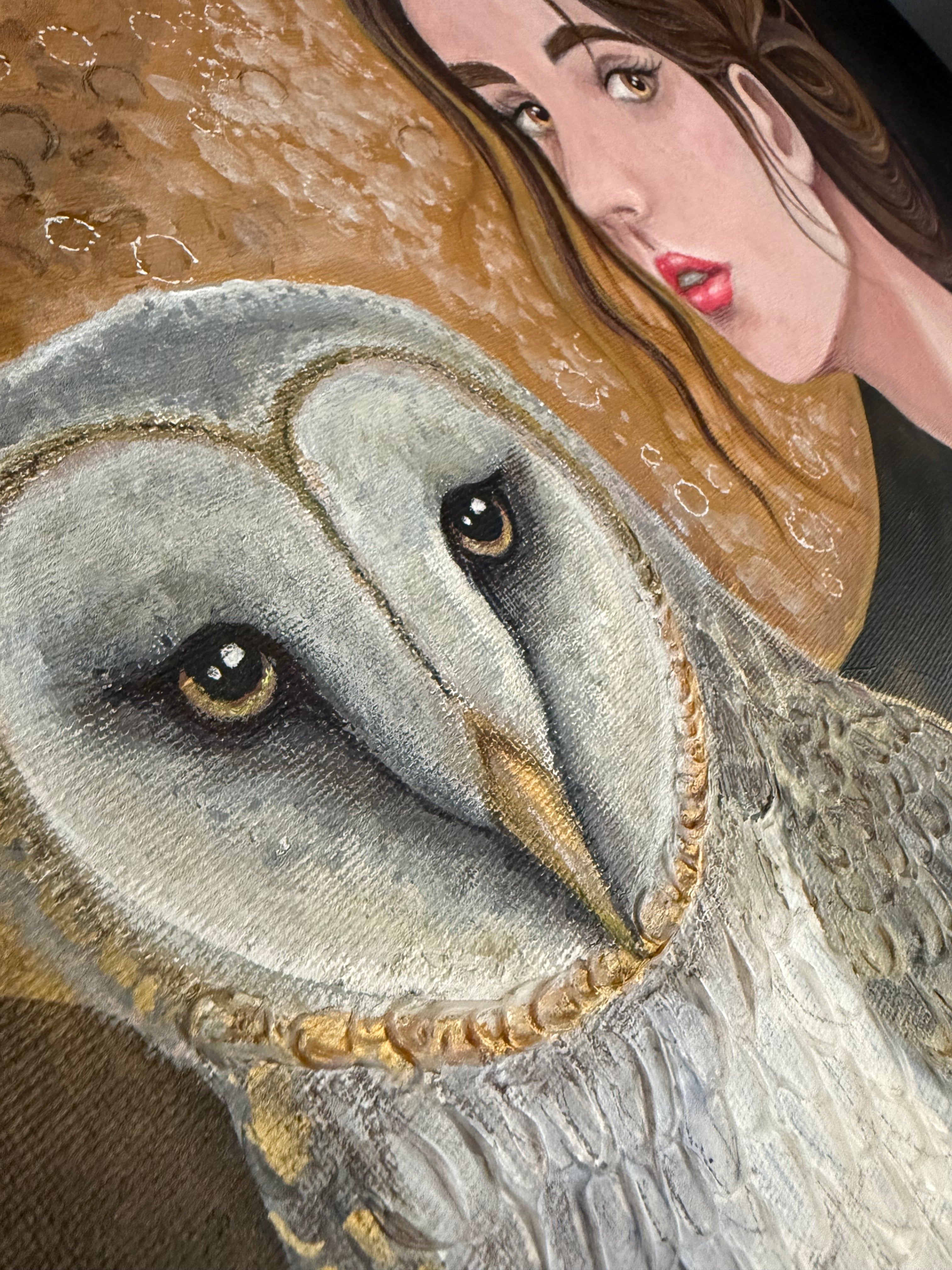 Owl Woman painting