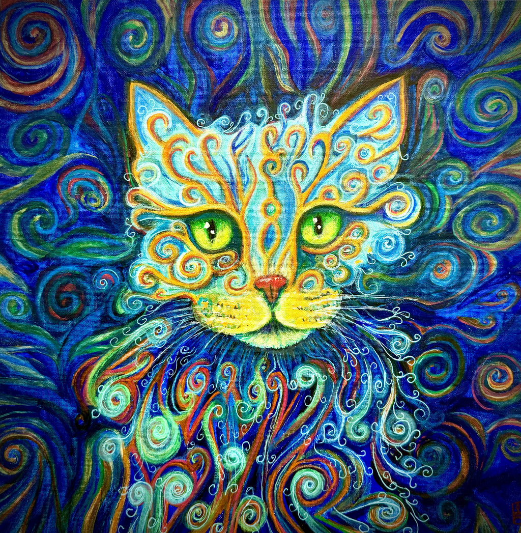 Cat painting