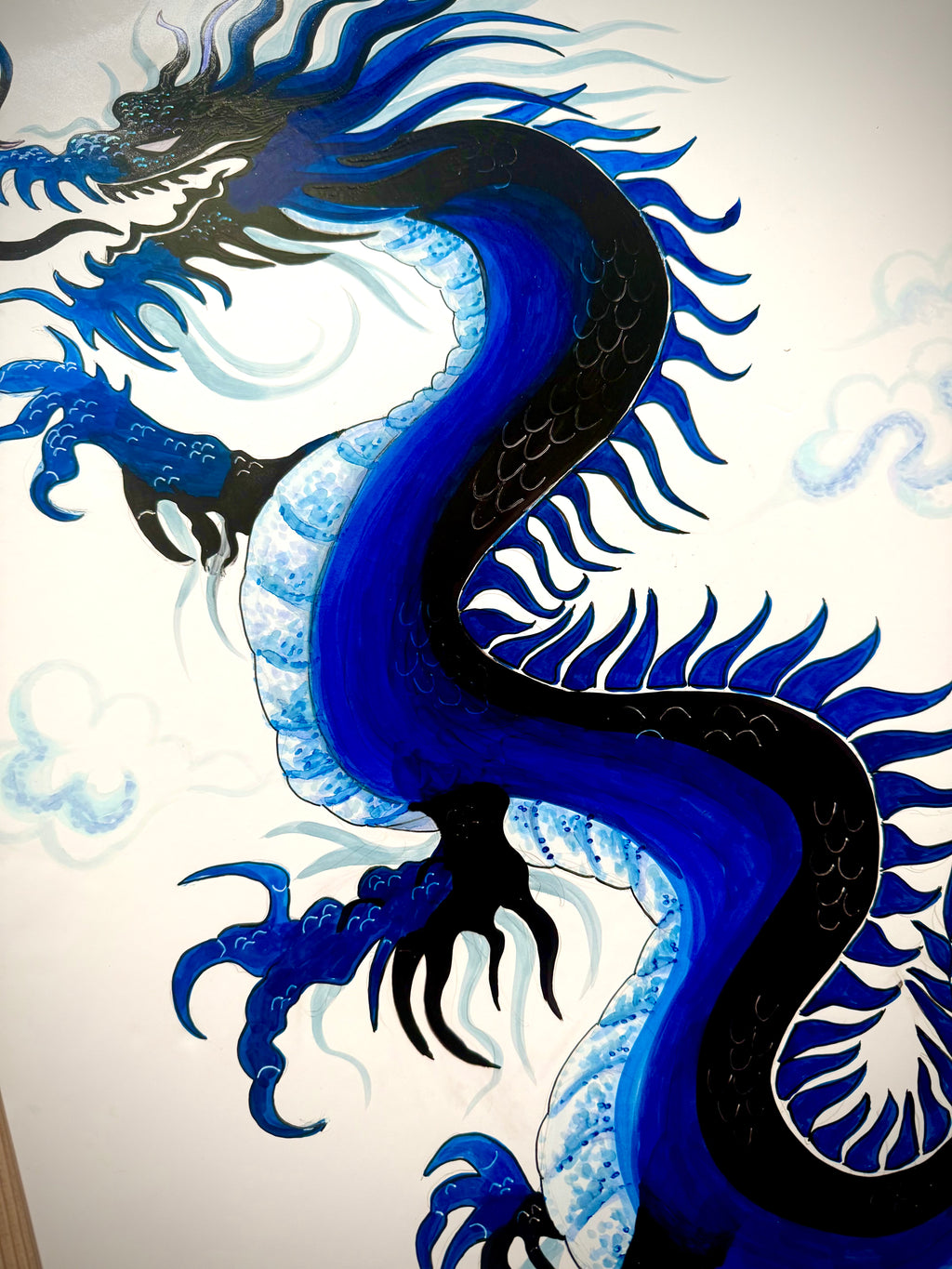 Animal Totem - Blue dragon Guardian