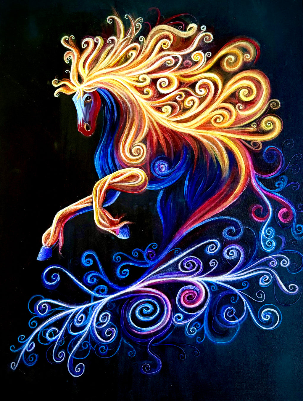 Fire horse