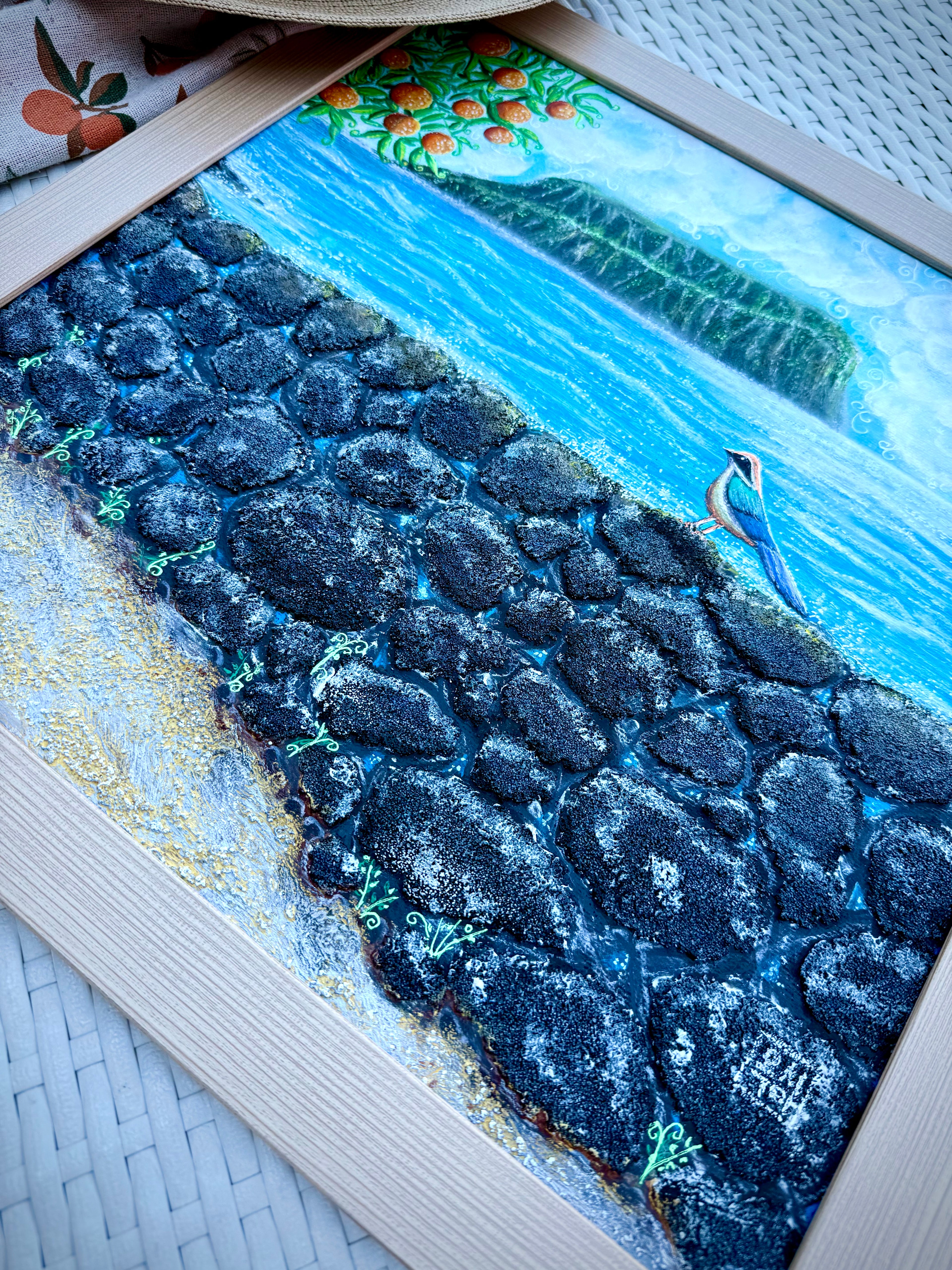 JEJU - The volcanic wall and the sea