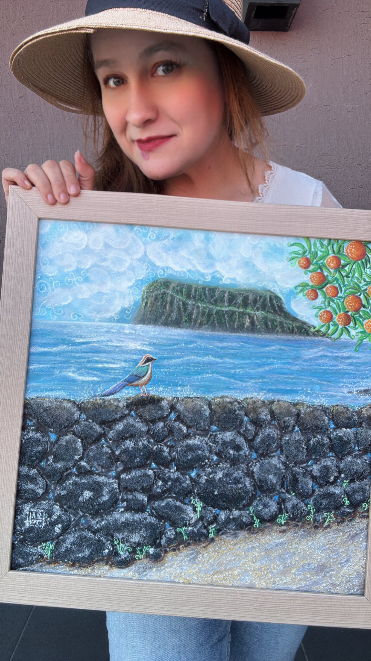JEJU - The volcanic wall and the sea