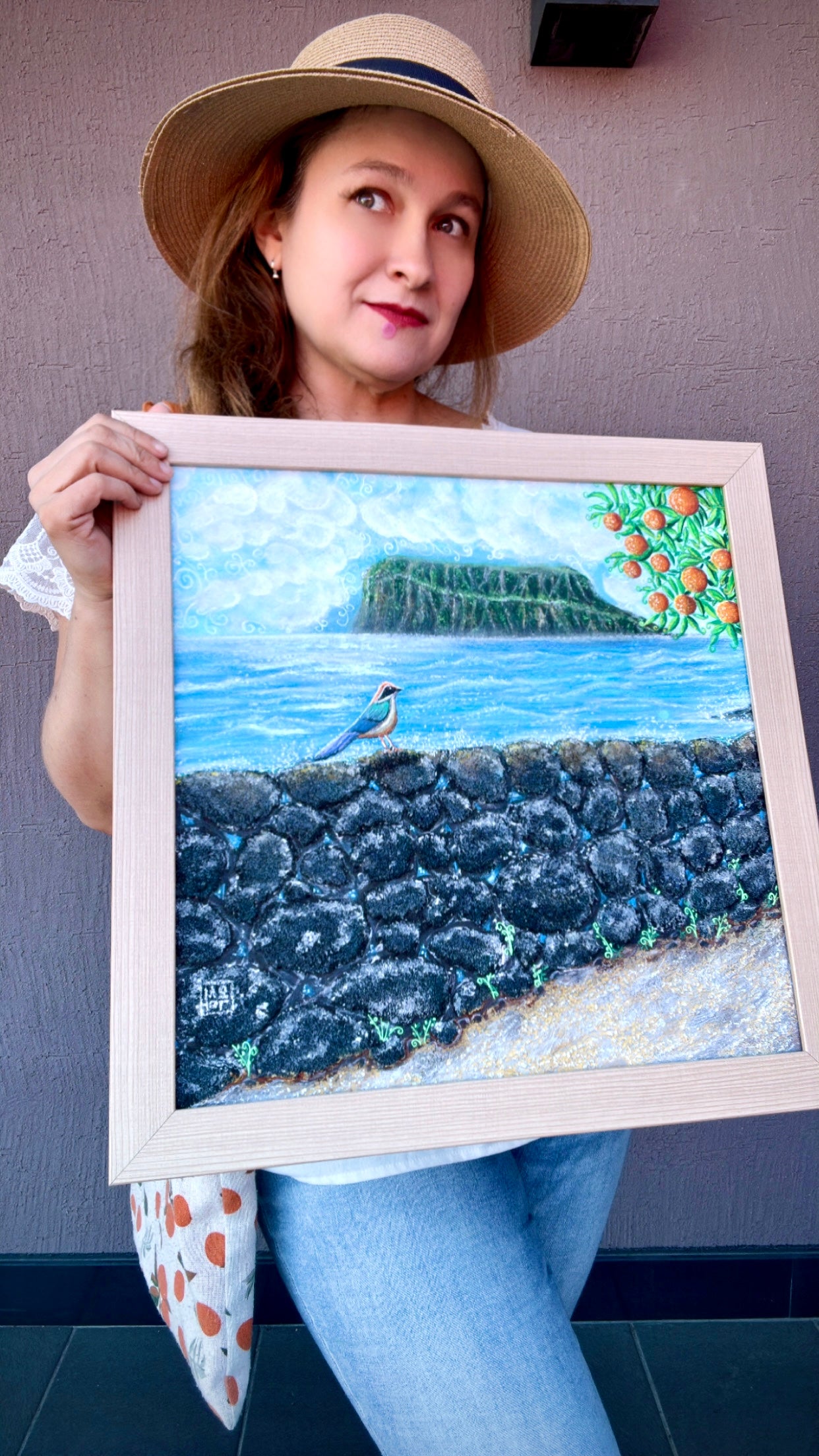 JEJU - The volcanic wall and the sea