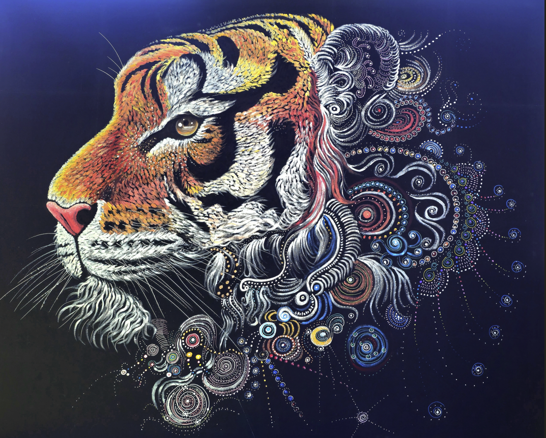 Tiger painting