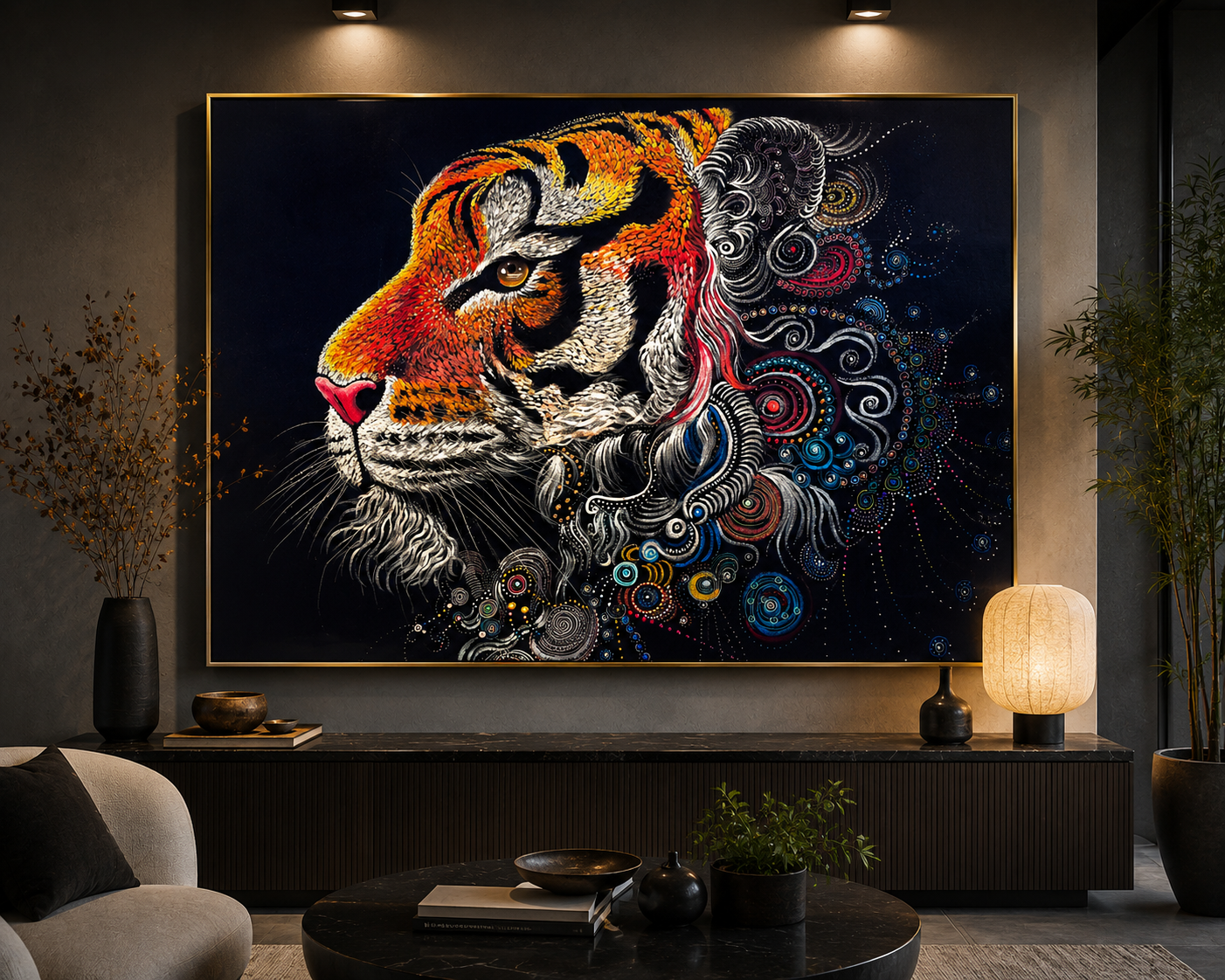 Tiger painting