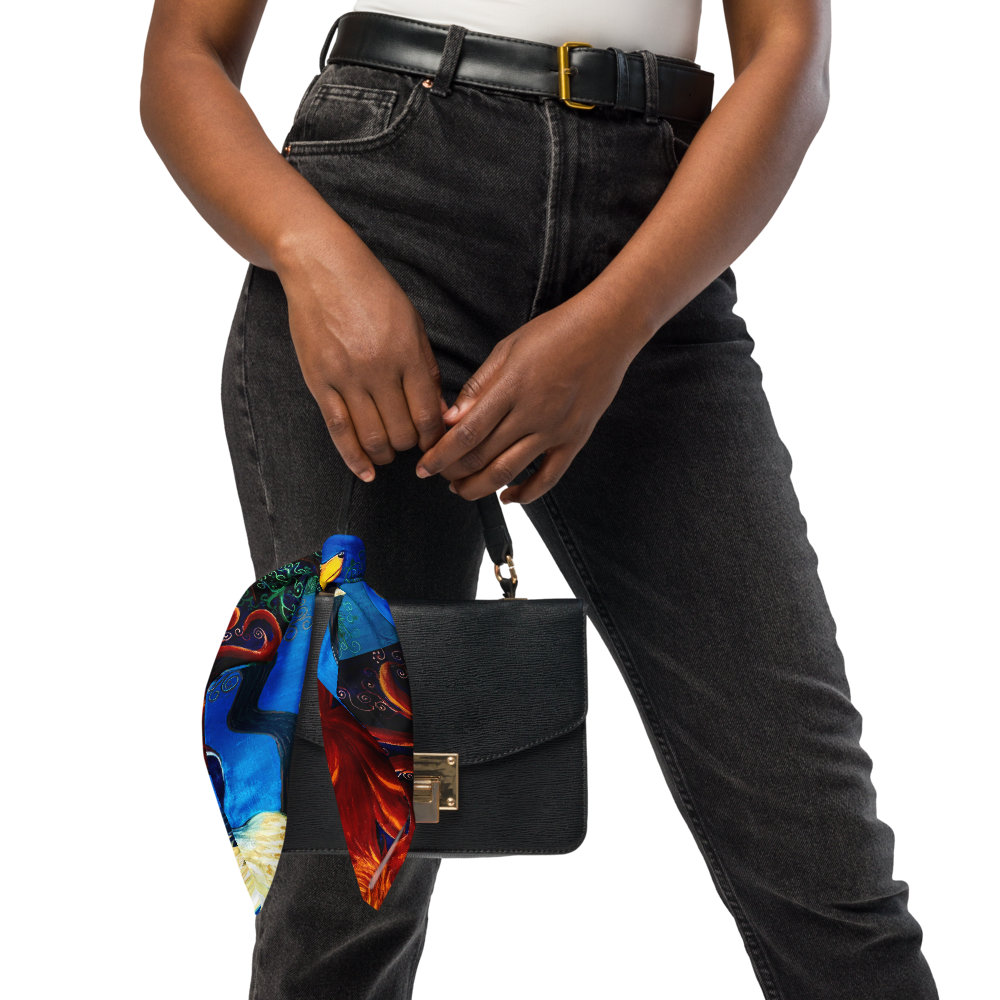 Gumiho and Crane scarf