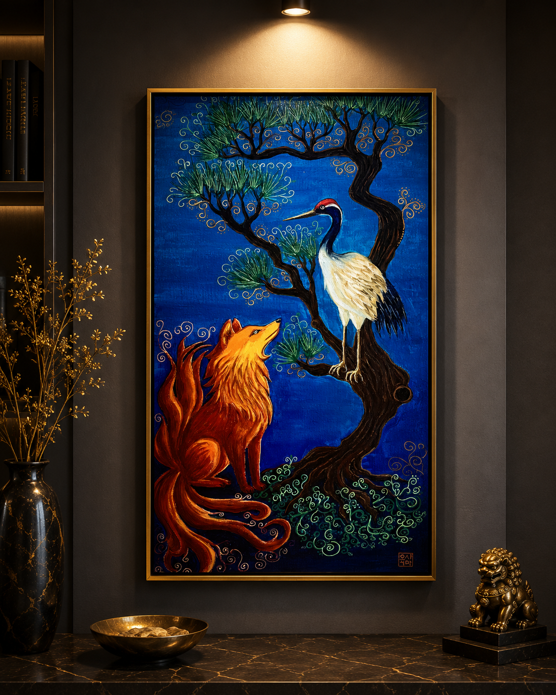 The Gumiho and the crane